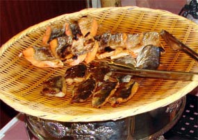 焼き魚3種（沼津産の鯵、鮭、鰊）